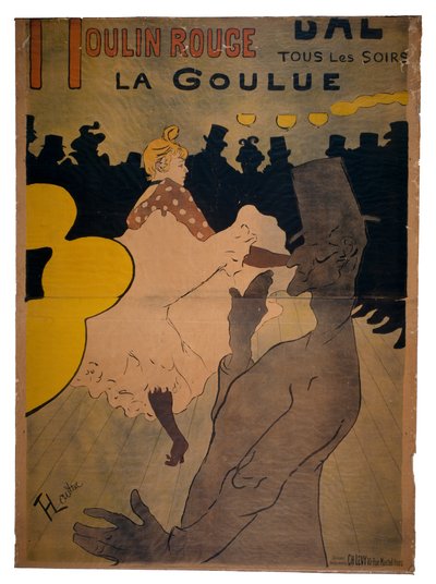 ムーランルージュ、1891年 作： Henri de Toulouse Lautrec